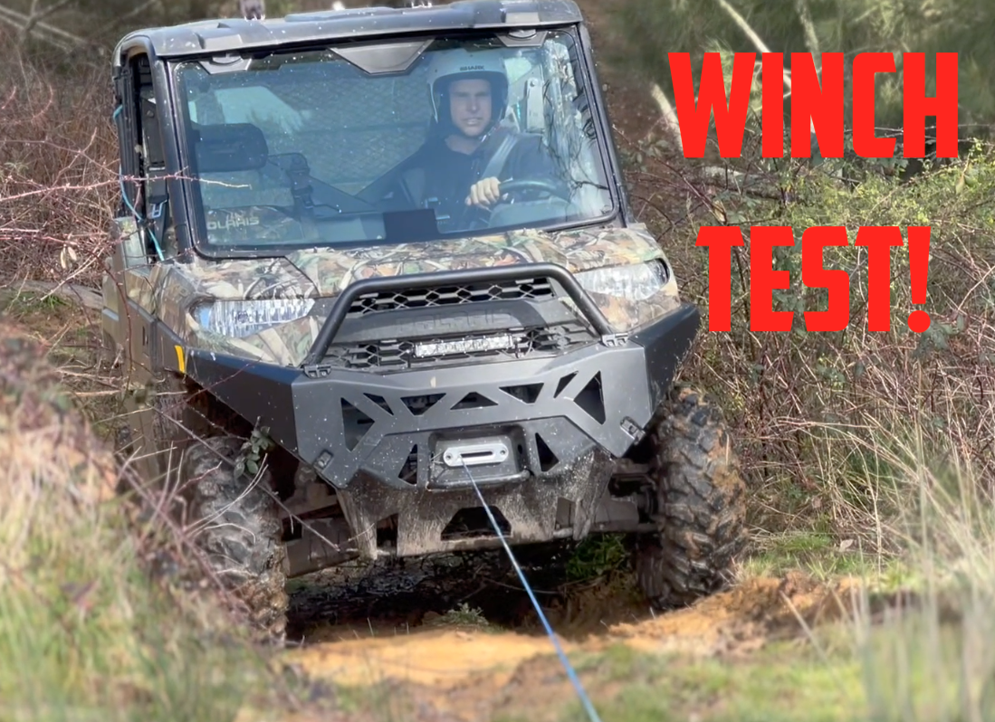 POLARIS WINCH TEST! Australasian SXS